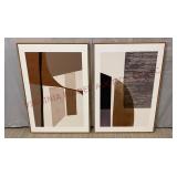 Model Home Decor - Abstract Framed Canvas Prints