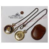Berenger & Majestron Pocket Watches w Chains