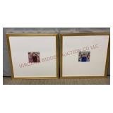 Model Home Decor - Echelon Interiors Floral Prints