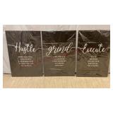24"x36" Inspirational Wall Art - NEW - 3-Piece Set