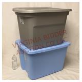 Sterilite 18 Gallon Storage Totes w Lids - 2