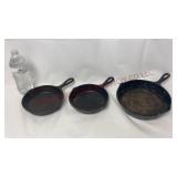 Cast Iron Double Spout Skillets - 3SK & 5SK - USA