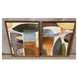 KC Haxton Through Spaces I & II Framed Prints