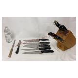 Zwilling JA Henckel Knife Block & Assorted Knives
