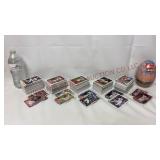 MLB Baseball Cards - 5 Different Teams & Empty Egg