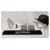 Dallas Cowboys Hat, Lighter, Coasters & Drink Mat