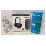 Bluetooth Shine Headphones & Jlab Go Party Speaker