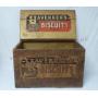 Antique 1800s Wooden Havenners Biscuit Box Crate