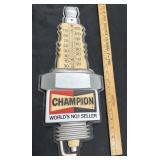 21" Champion Spark Plugs thermometer sign