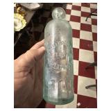 Galveston Texas Hutchinson soda bottle c1890s