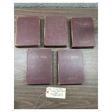 5 old 1956 Southern Baptist hymnals hymn books