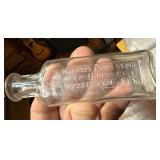 c1903 WAXAHACHIE Texas druggist bottle sample size