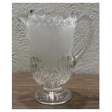 WESTMORELAND 1930s antique shell pitcher 9"