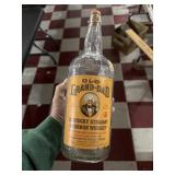 1950s OLD GRAND-DAD bourbon whiskey bottle