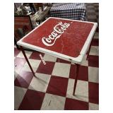 Old porcelain Coca Cola advertising table
