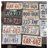12 license plates 1934 60s 80s 90s farm mob home