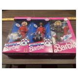 3 MILITARY air force Mattel toy Barbie dolls