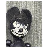 Antique wooden string toy Felix the Cat 1930s