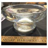 STEUBEN 8"x4" footed console bowl 8 POUNDS