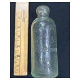 PARIS TEXAS 1890s Hutchinson soda bottle