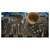 Huge 44pc lot farmhouse kitchen tools utensils etc