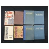 8pc lot old baptist hymnals & songbooks
