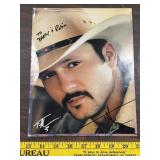 TIM MCGRAW autographed signed 8x10 photo