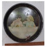 Dated 1915 ALTA VISTA ice cream sign 12"  tray