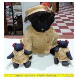 3pc set STEARNSY BEARS mom & 2 cubs plush toy