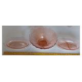 1930s HOCKING MAYFAIR pink depression Open Rose