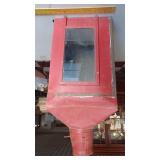 Dated 1910 big tin flour sifter bakery Hoosier