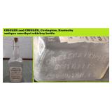 CRIGLER & CRIGLER old sun purple whiskey bottle