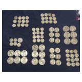 84pc silver US coin collection all Philadelphia