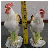 Big chicken pair figurines Andrea by Sadek
