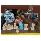 Haverhill desk set birdhouse figurines glass more
