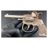 Hubley TEDDY cast iron toy cap gun pistol WORKS