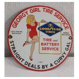 GOODYEAR TIRE Co Gerogy Girl Las Vegas sign