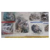 26+ POUNDS 7 bags costume jewelry craft inventory