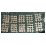 122 silver Washington quarters PHILADELPHIA mint