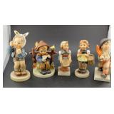 5pc HUMMEL figurines Goebel West Germany