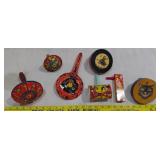 7 vintage noise makers Halloween New Years holiday