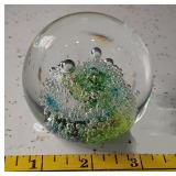 WATERFORD Evolution art glass paperweight