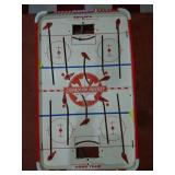 4 old toys 1963 MUNRO Hockey Game 2 dolls & cow