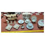 22pc porcelain vase angels plaques perfume sets