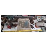 Antique fan lantern posser flashlights plow pulley