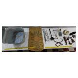 PRIMITIVES galvanized tub tongs ladle barbed wire