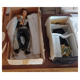 ELVIS PRESLEY 2 dolls w original boxes