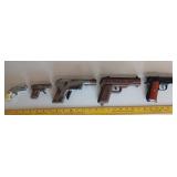 5 vintage toy guns pistols Nichols Wyandotte