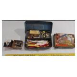 Fishing tackle box & lures flies reel supplies