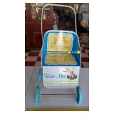OHIO ART tin litho Sunnie Miss 1960s doll stroller
